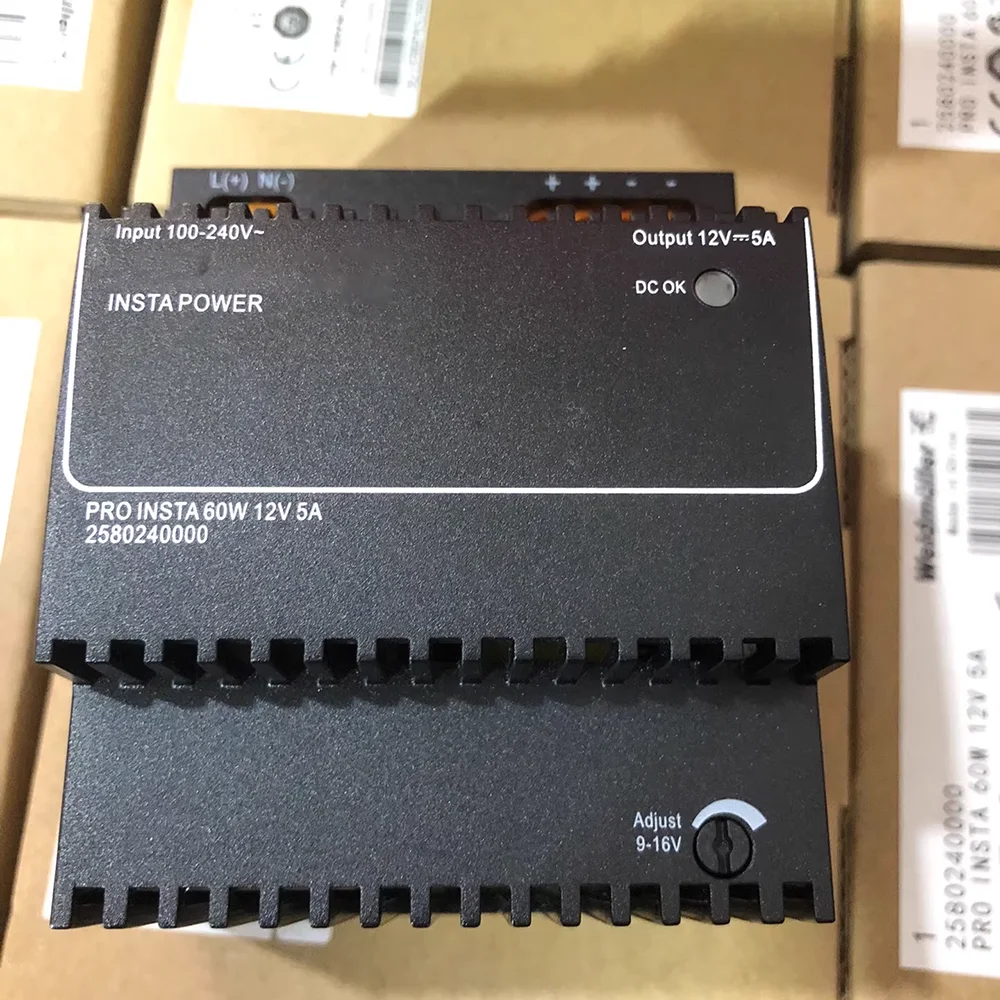 

PRO INSTA 60W 12V 5A 12V Rail Type Switching Power Supply 2580240000