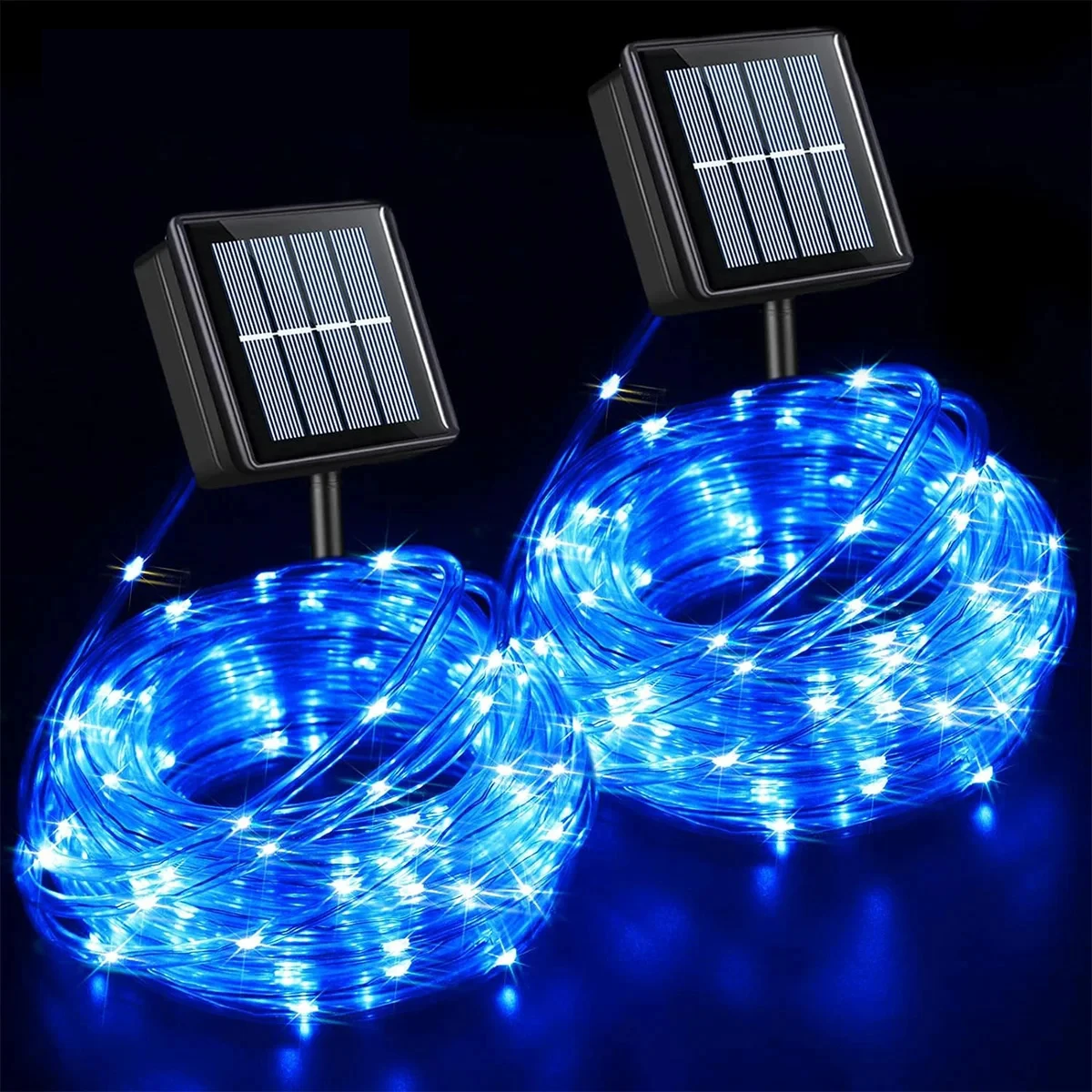 

Solar Rope Lights Solar LED Light Path Deck Outdoor Garden Solar String Lights Waterproof Outdoor Lighting Strips 8 Light Modes