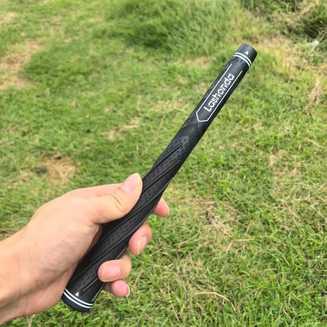 Pegangan Klub Golf untuk Pria dan Wanita, Cocok untuk Klub Besi dan Kayu, Pegangan Universal untuk Ayunan, Bahan Tpe, Pegangan Hitam, Aksesori Golf dengan Pita Dua Sisi