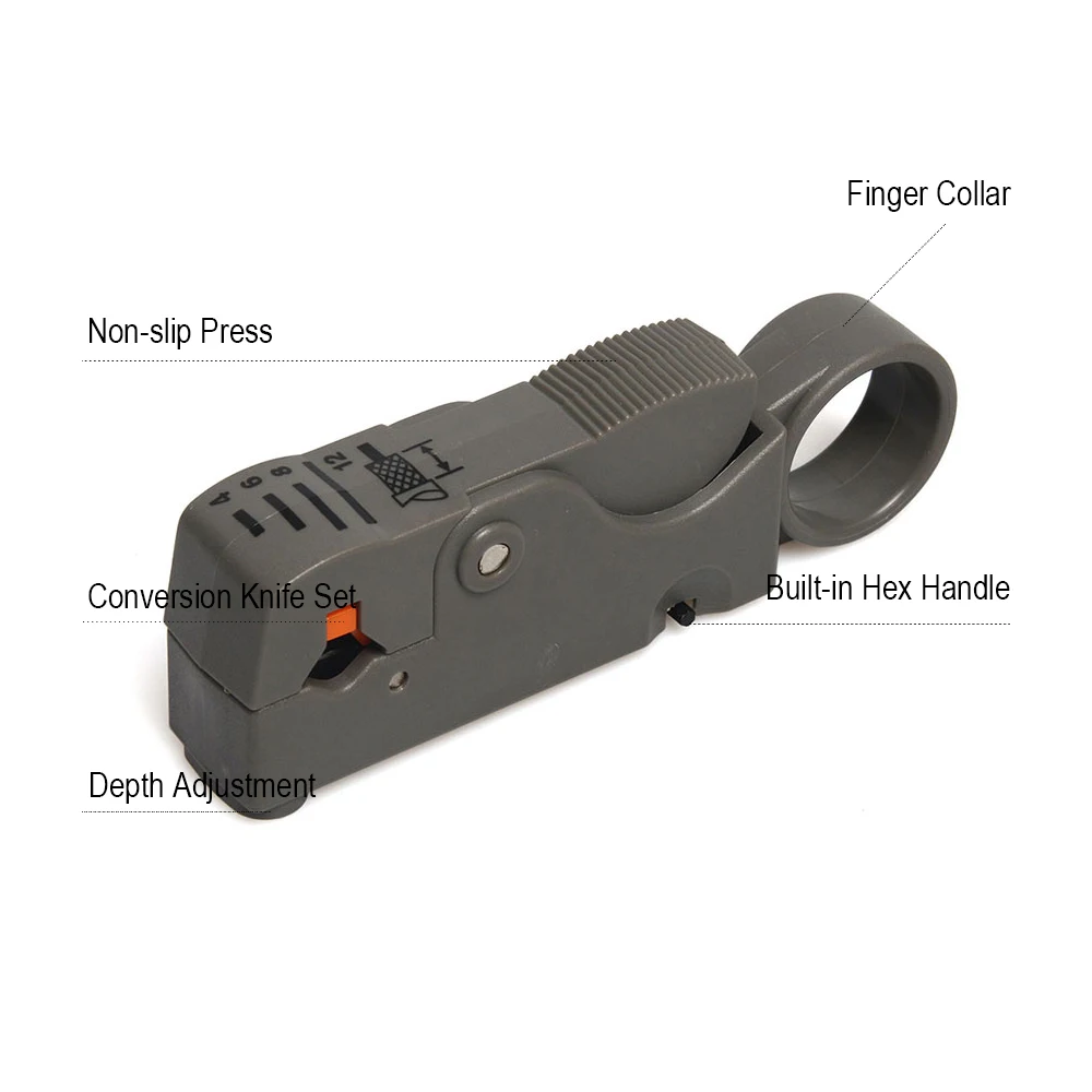 Automatic Wire Stripper Cable Tool Hexagonal Wrench Professional Stripping Crimping Tool for Cable Wire Stripping Tool