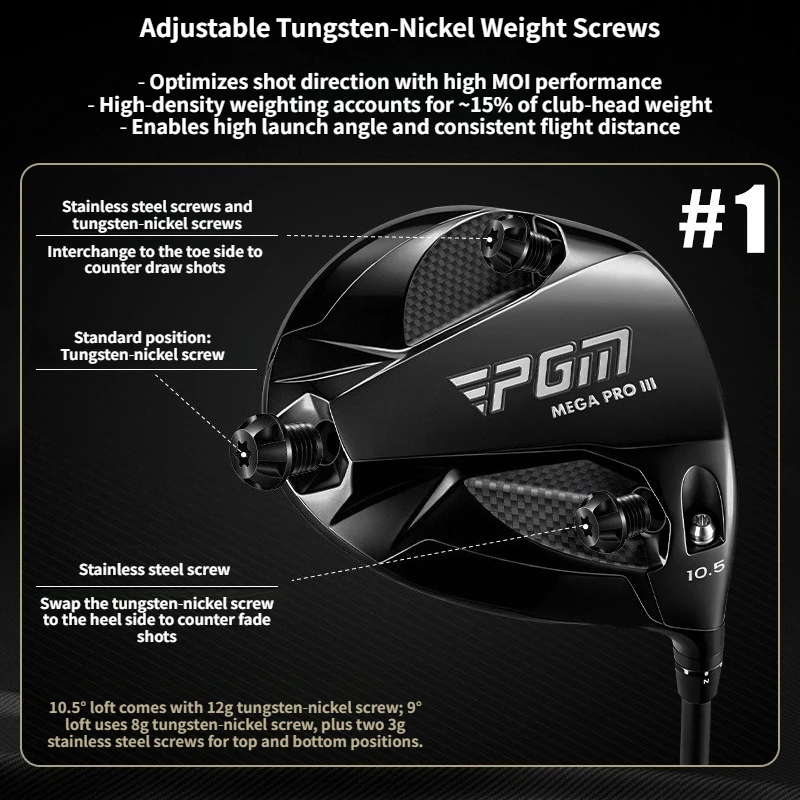 PGM Mege Pro 3 Men Complete Golf Set Premium Professional Full Golf Club Kit For Male Golfers Wholesale Supply