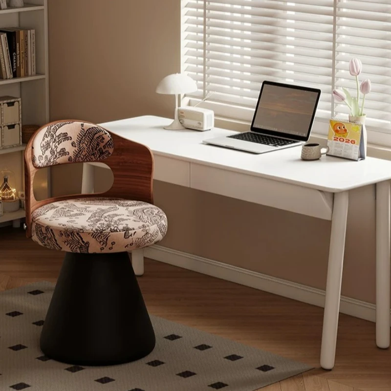Dressing Makeup Vanity Stool Low Kids Bedroom Weird Vanity Stool Cute Wooden Silla Para Tocador Maquillaje Luxury Room Furniture