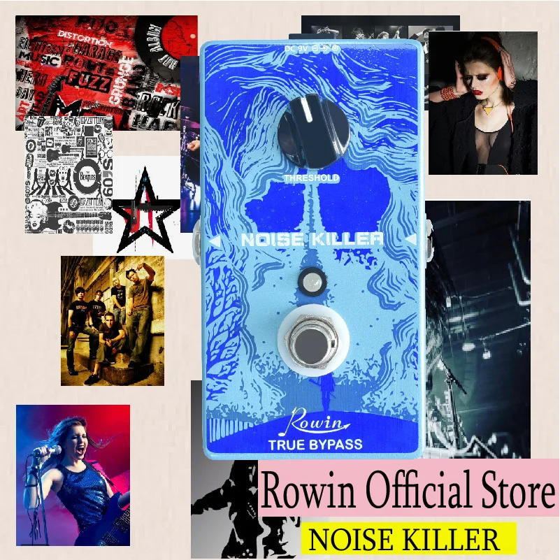 

Rowin RE-03 Noise Killer Effect Pedal For Electric Guitar Ture Bypass Under Lowest Price&Highest Quality To Provide Clear Sound