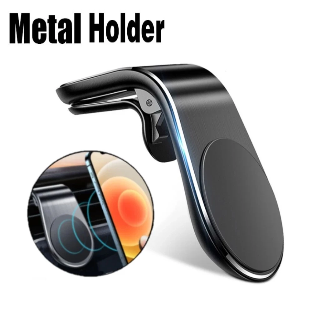 

Magnetic Car Phone Holder Air Vent Clip Mount 360 Rotation Mobile Bracket GPS Cell Phone Stand in Car For IPhone Samsung Huawei