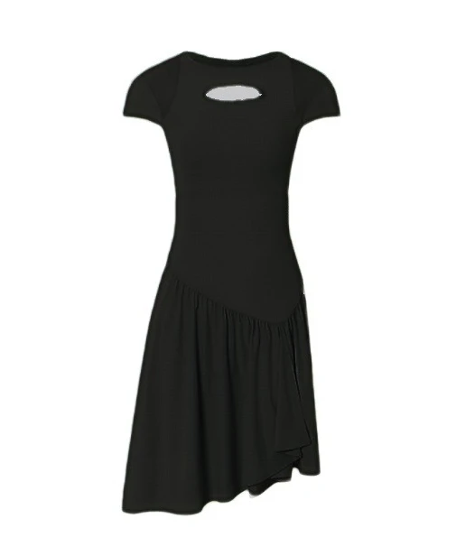 Robes d'été 2025 robe de Tennis vêtements de Golf pour femmes Sexy dos nu col rond taille coupe jupe cintrée robes courtes