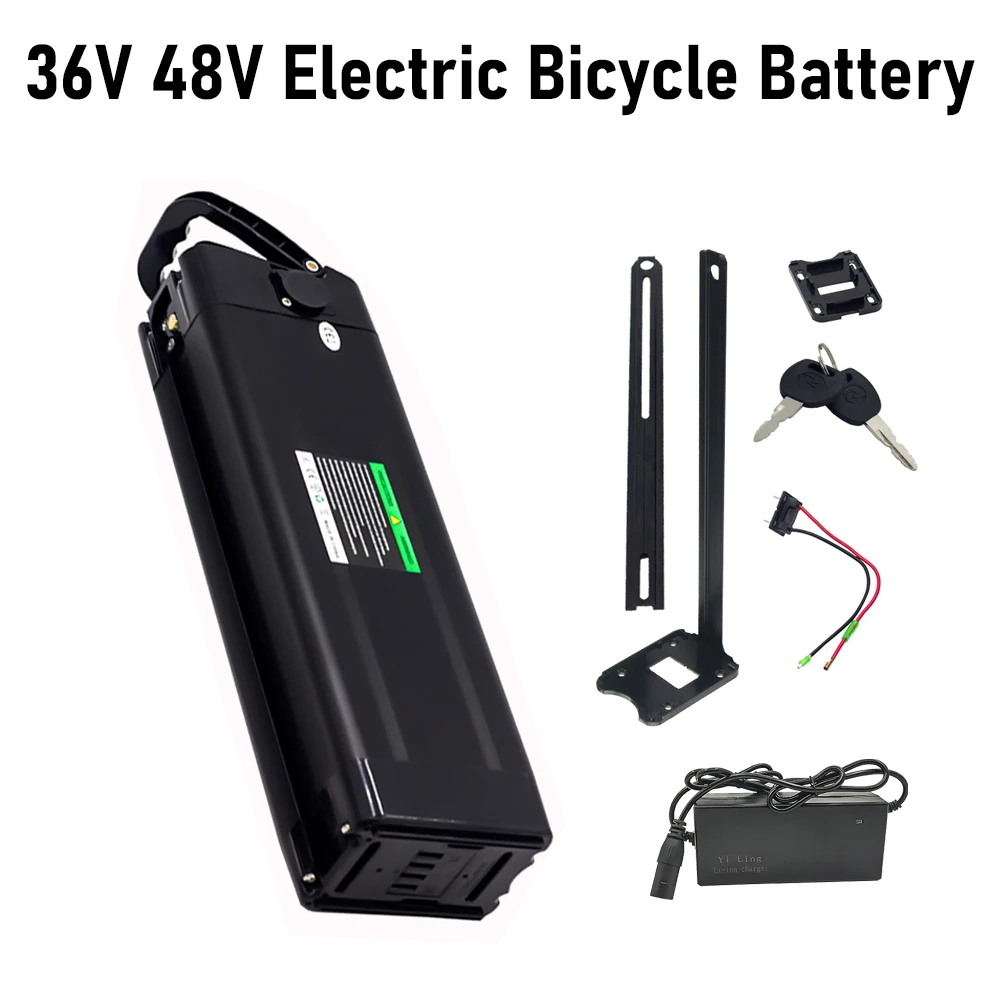 

Battery for Silverfish Electric Bike 36V/48V 11Ah 15Ah 20Ah 800W 500W 18650 Lithium ion E-bike Bicycle Battery Pack with Charger