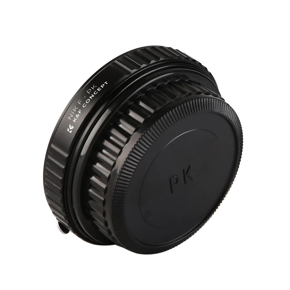 K&F Concept for Nikon F Lenses to Pentax K Lens Mount Adapter with Optic Glass Lens Adapter