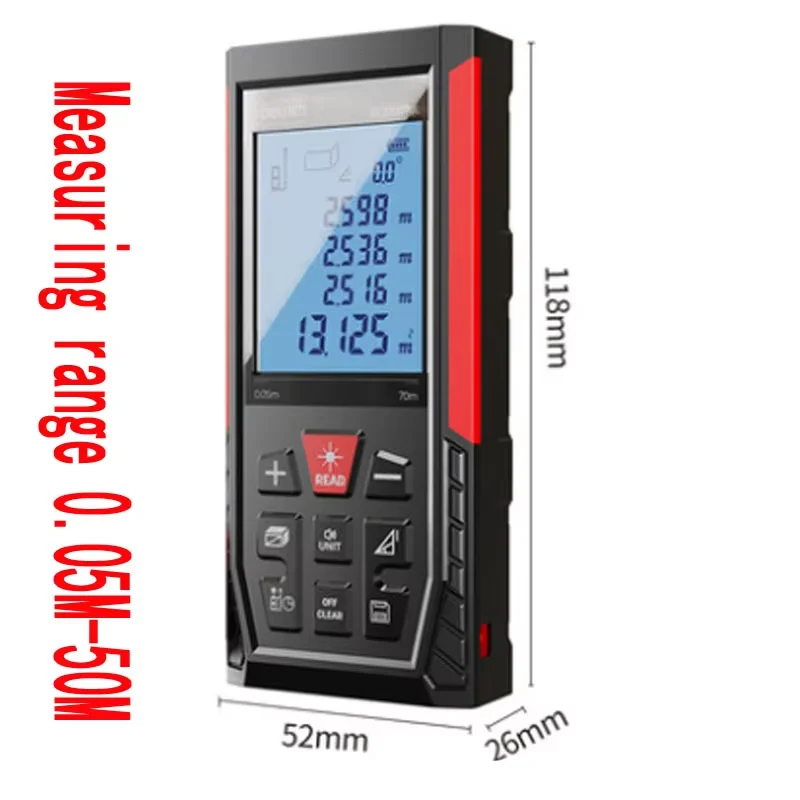 

DL331050L Laser rangefinder high-precision hand-held green light measuring ruler distance measuring instrument
