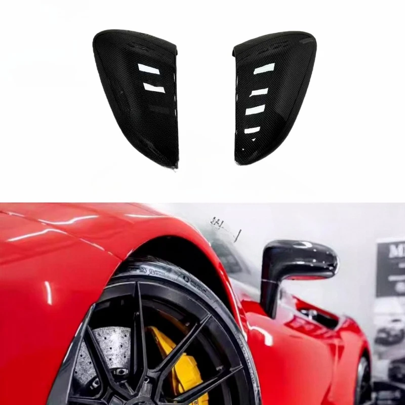 

Whole Sale Price Carbon Fiber Side Mirror Caps Body Kit For SF90 Rearview Mirror Covers Auto Mirror House Tuning Parts