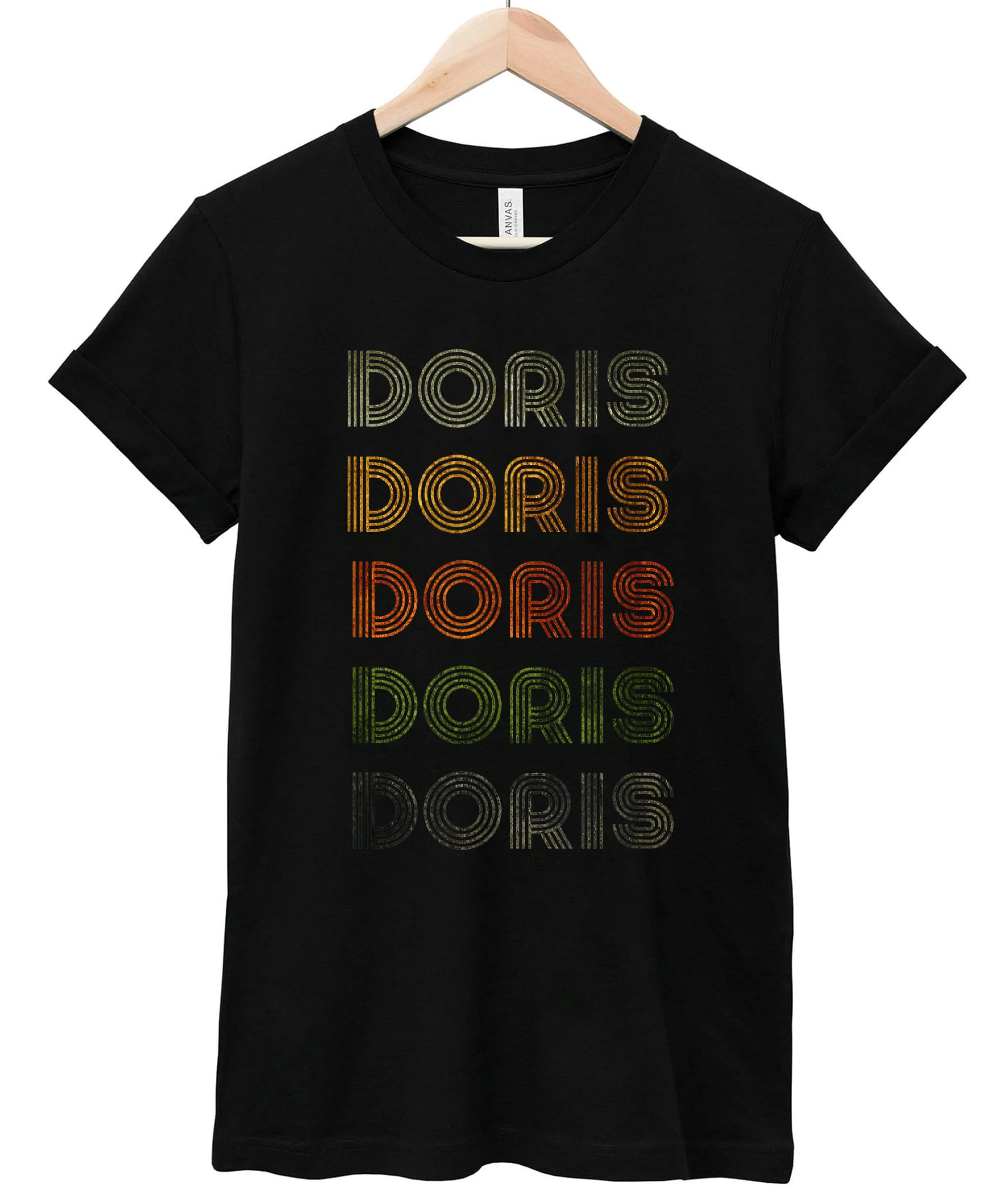 Love Heart Doris T Shirt Grungevintage Style Black B09TKVC96R