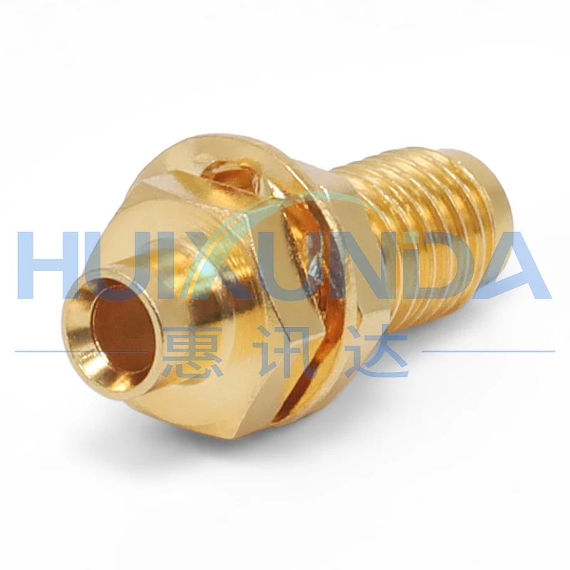 SSMA-KYB2 SSMA female head with nut fixed welding 086 semi-flexible SFX/SFT-50-2 connector