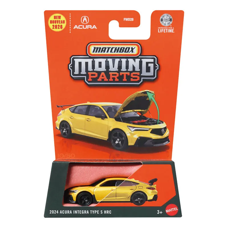 Matchbox 2026 New Fwd28 Moving Parts 2024 Acura Integra Type S Hrc Opening Hood Diecast Collector Car  Car Collectors Toys