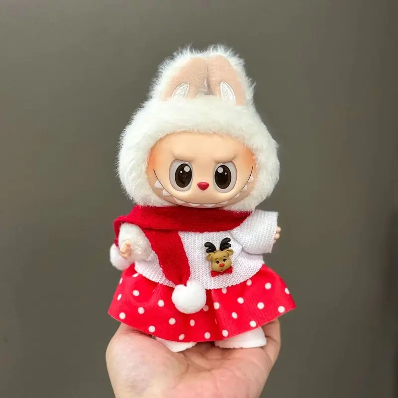 첫 번째 두 번째 세 번째 세대 인형 장난감 액세서리와 호환되는 래브라도 인형 펜던트용 크리스마스 인형 의류 세트