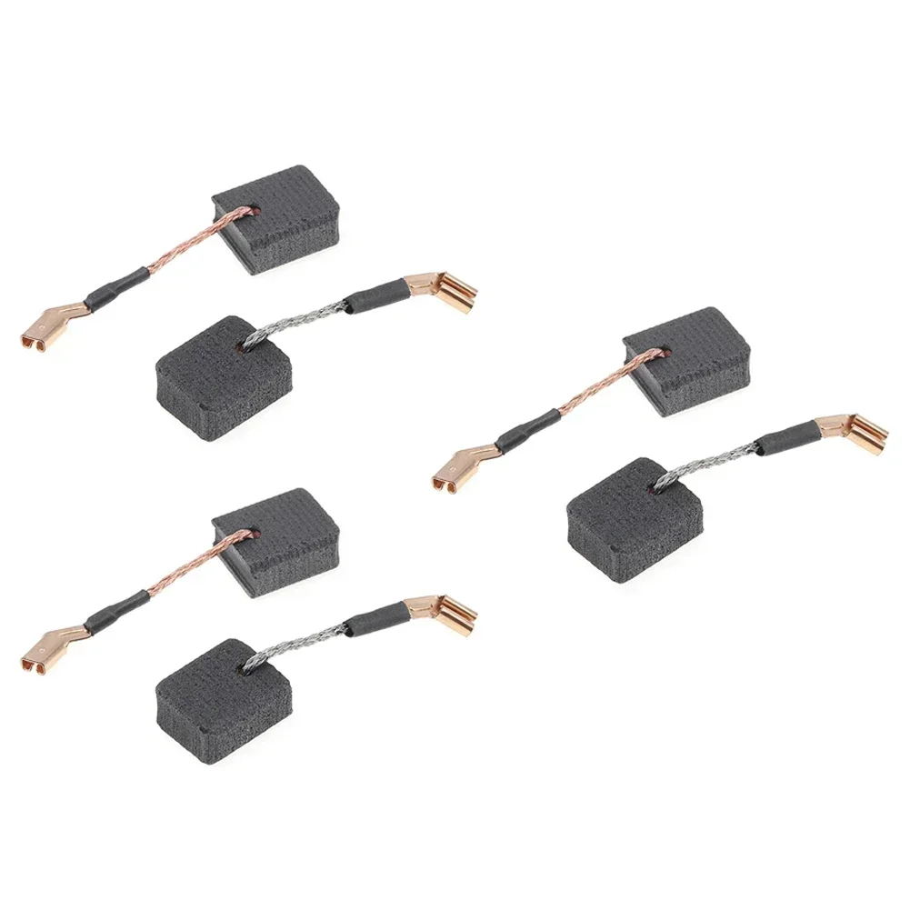 6pcs สําหรับแปรงคาร์บอนเครื่องบดมุมมอเตอร์แปรง DWE4214 DWE402 4-1/2 นิ้วแปรงคาร์บอนเปลี่ยนเครื่องมือ