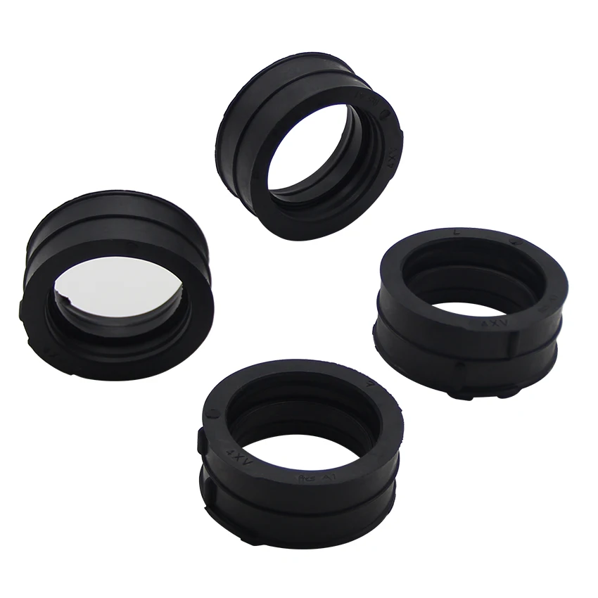 4pcs Motorcycle Carburetor Interface Manifold Intake Glue For Yamaha YZF R1 1998 1999 2000 2001 4XV-13597-00