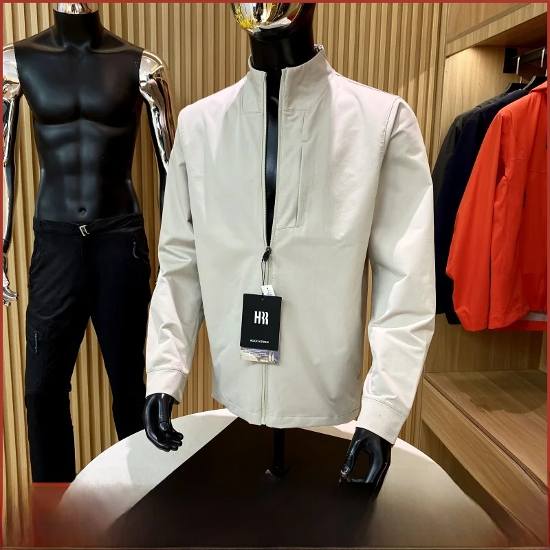 

High-End Outdoor Casual Spor Men's Lightweight Jaet Collared Outerwear Autumn New Arrival Stand Fit Long Sve Youth ...