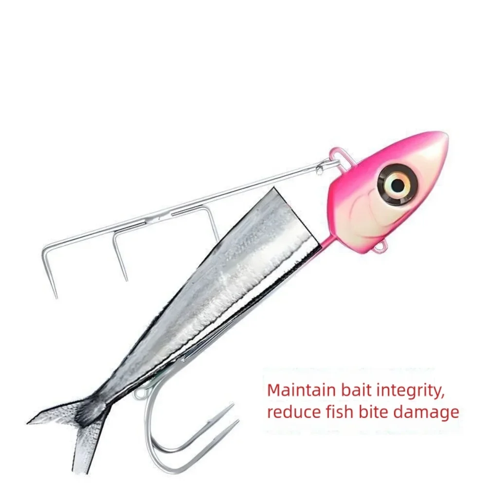 

Boxed Barbed Hairtail Fishing Hooks - 130mm Lighted Luminous Jigs (80/120/160g) Glow-in-the-Dark Sea Fishing Lures