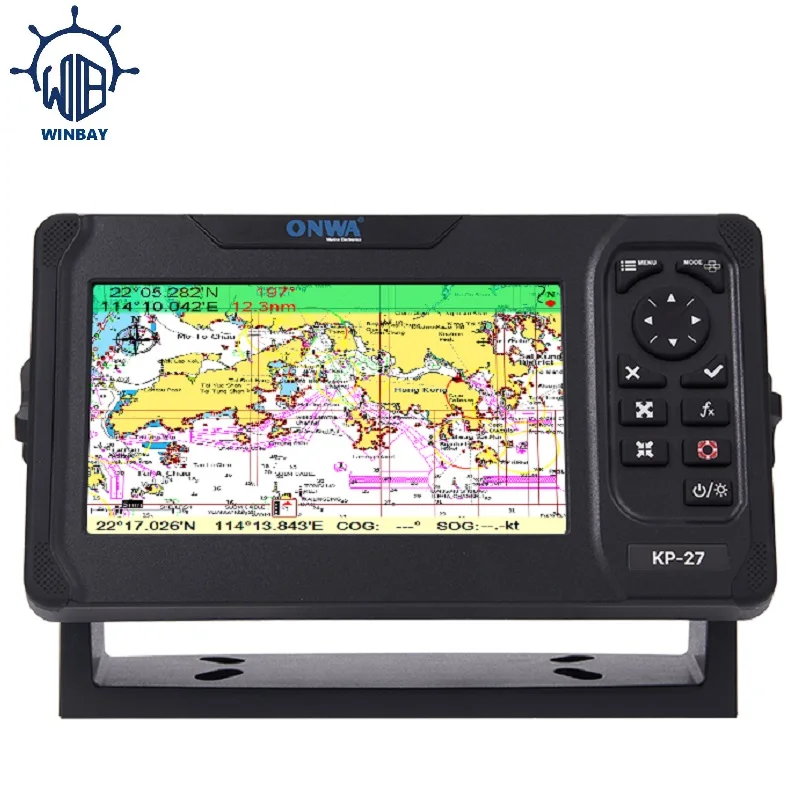 

5 7 8 10 inch Portable marine GPS chart plotter navigator satellite AIS transponder receiver beacon electronic Internal Antenna