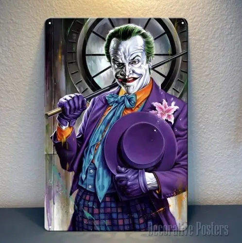 & Movie Metal Poster Art 20x30cm Wanddekoration, sammelbares Blechschild aus Aluminium