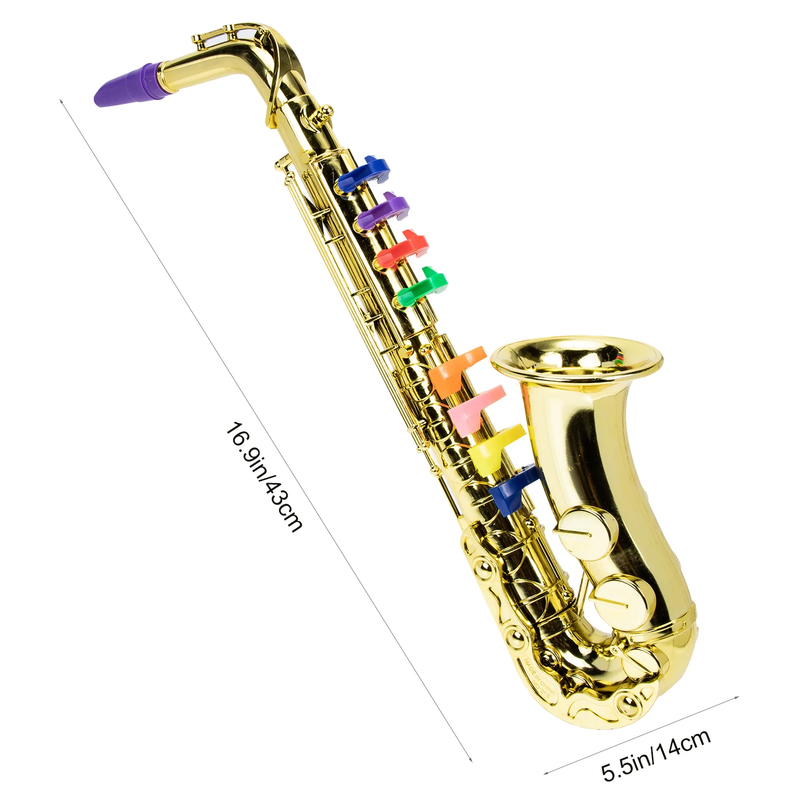 Sax Speelgoed Kinderen Plastic Saxofoon Muziek Muziekinstrument Kinderen Peuter