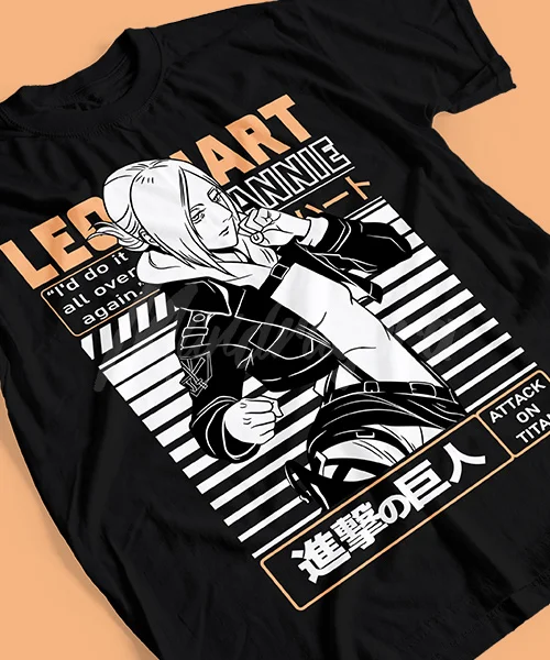 T-Shirt UNISEX ATTACK ON TITAN ANNIE LEONHART BATALLA FINAL