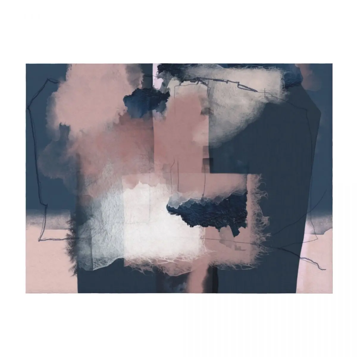 

Juxtaposed Reality No.2 Throw Blanket Extra Large Throw Hair Sofas Comforter Blankets