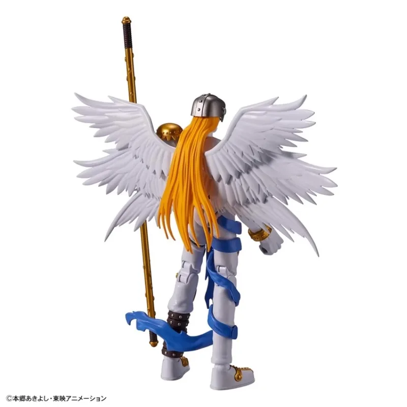 Bandai Original Genuine Anime Digimon Adventure Angemon Figure-rise Standard Assembly Models Action Figures Collections Toy Gift