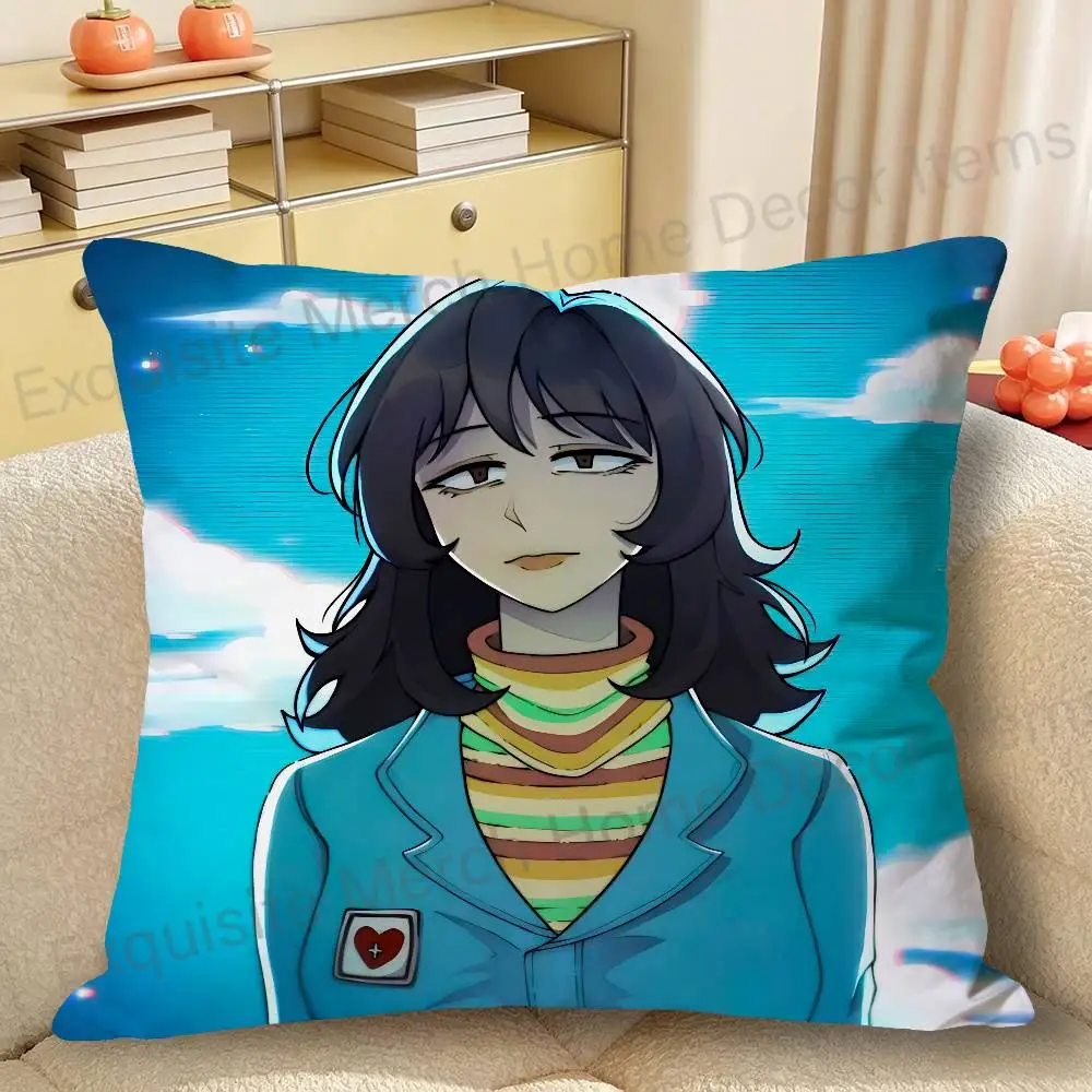 M-Mouthwashing A-Anya Game Polyester Printed Pillow Cover Square 30 40 45 50 60 65 cm Soft for Sofa Bed Car Home Decor