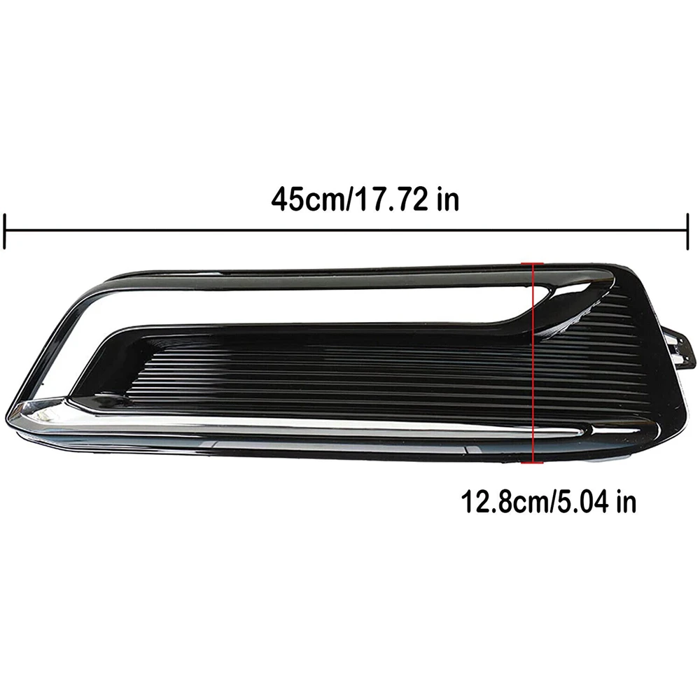 For Chevrolet Impala DRL Fog Light Bezel Cover Grille Chrome Trim 2014 2015 2016 2017 2018 2019