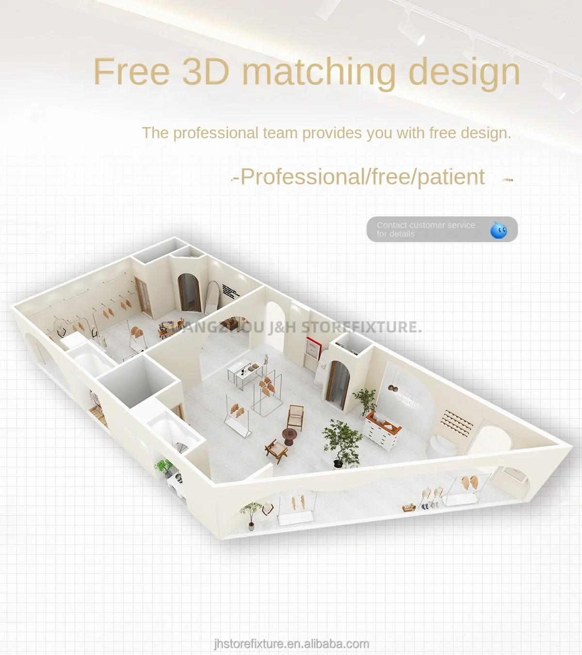 Silver Shoe Display Racks for Boutique Six Layers Female Handbag Display Shelf Wall Mounted Shoe Rack