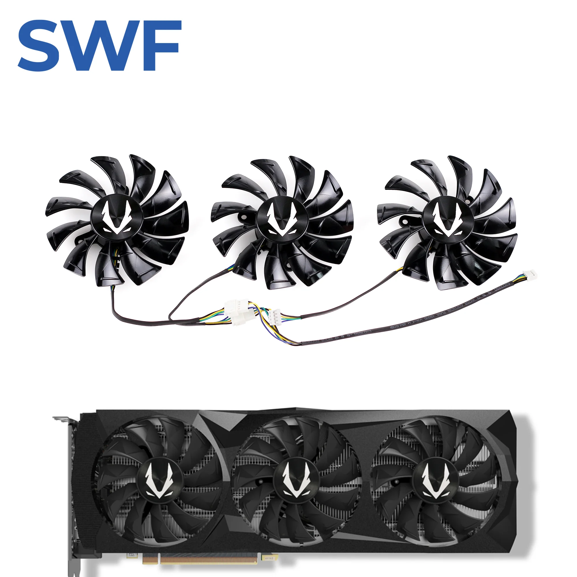 

87MM GA92S2U Cooling Fan For ZOTAC GeForce RTX 2080 Ti AMP Edition Graphics Card Cooler Fan GFY09215M12SPA
