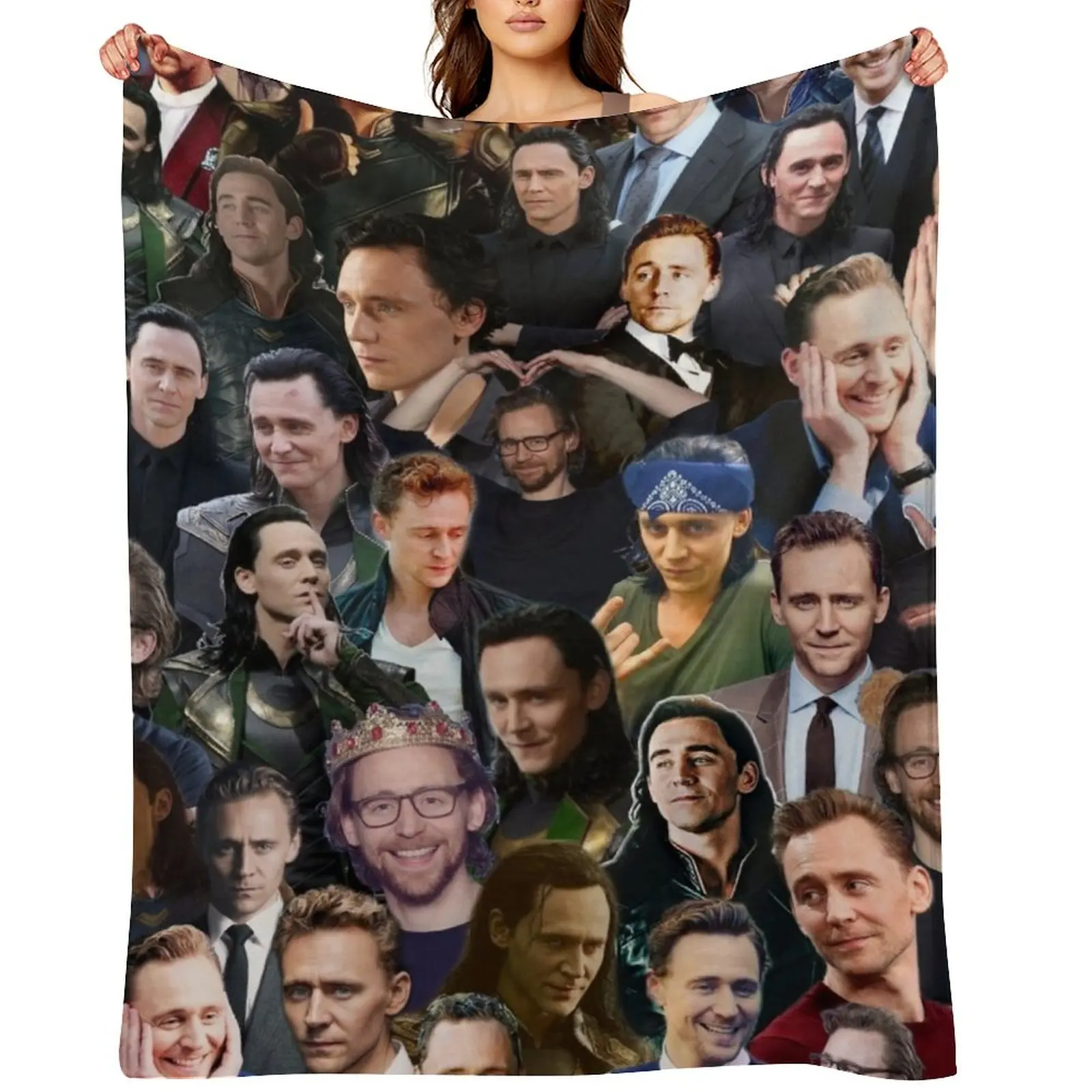 

Tom Hiddleston Throw Blanket Multi-Purpose Polar Heavy Comforter Blankets