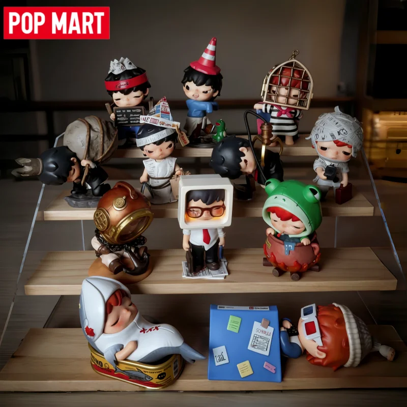 

2026 Original POP MART Hirono Tamed Wildgrass Series Blind Box PVC Anime Figure Collection Models Desktop Ornament Dolls Gifts