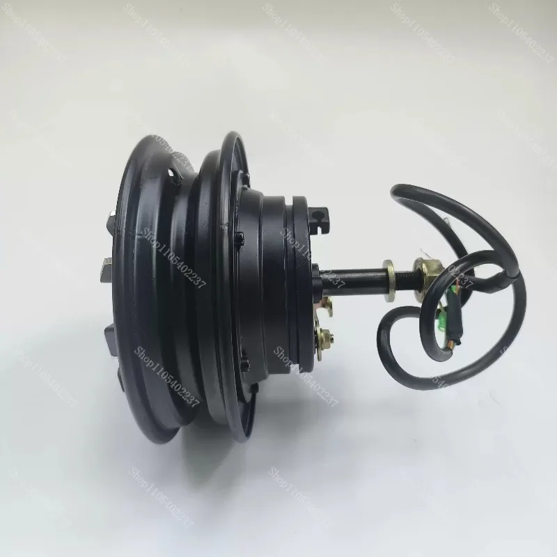10 inch unilateral shaft small elderly tricycle scooter rear wheel drum brake motor 48v500w without tire
