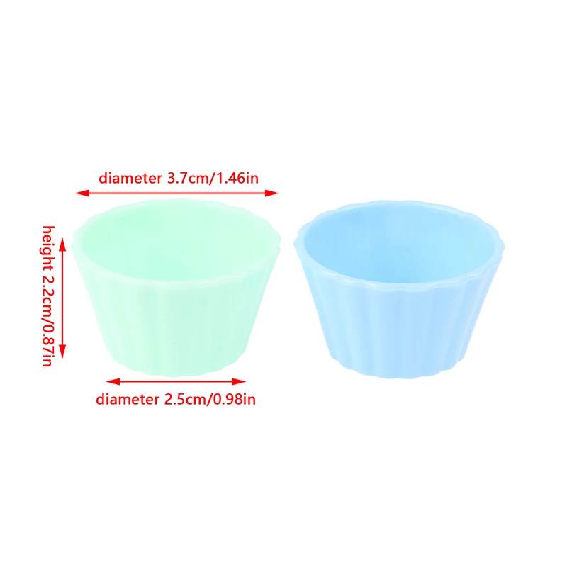 5 Stuks Poppenhuis Mini Ei Taart Cups Simulatie Cake Cup Model Keuken Accessoires Voor Poppen Huis Decor Kinderen Doen Alsof Spelen Speelgoed