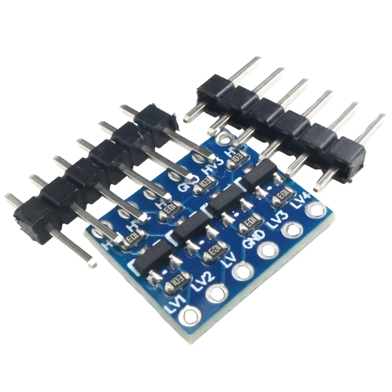 NEW 8PCS 4-Channel Logic Level Converter Module IIC I2C SPI UART Bi-Directional 5V to 3.3V MCU Communication Compatible Board