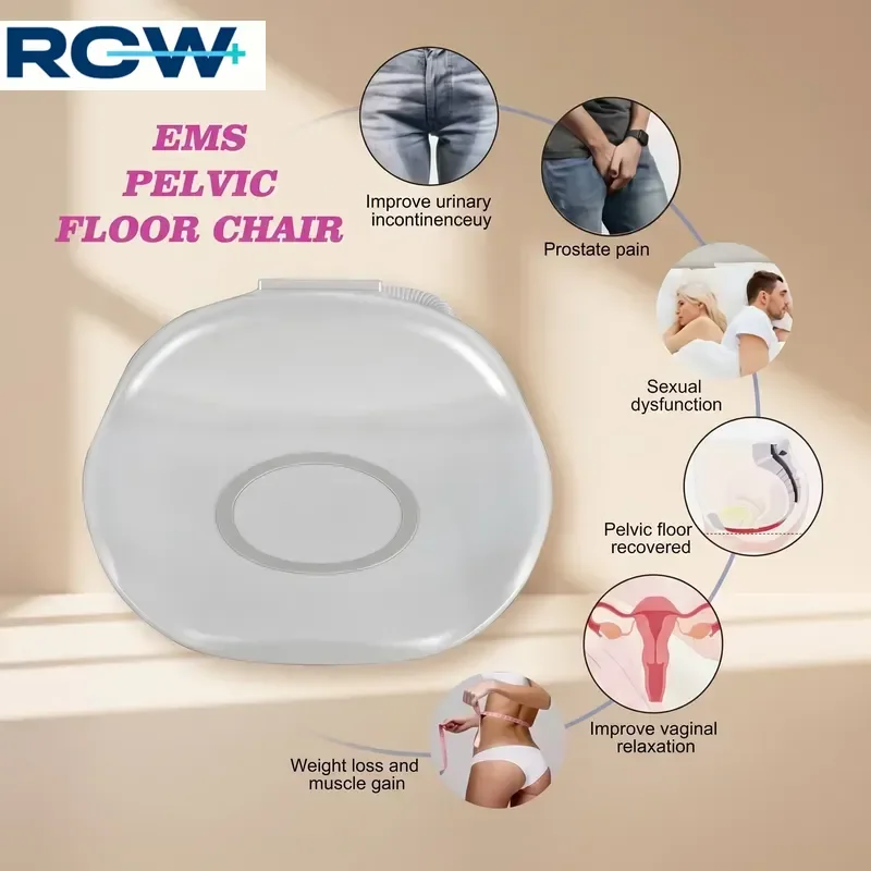 RWC EMS Pelvic Floor Chair Men and Women Dual Use HIFEM Prostate Health Postpartum Repair Incontinence Device Clinic