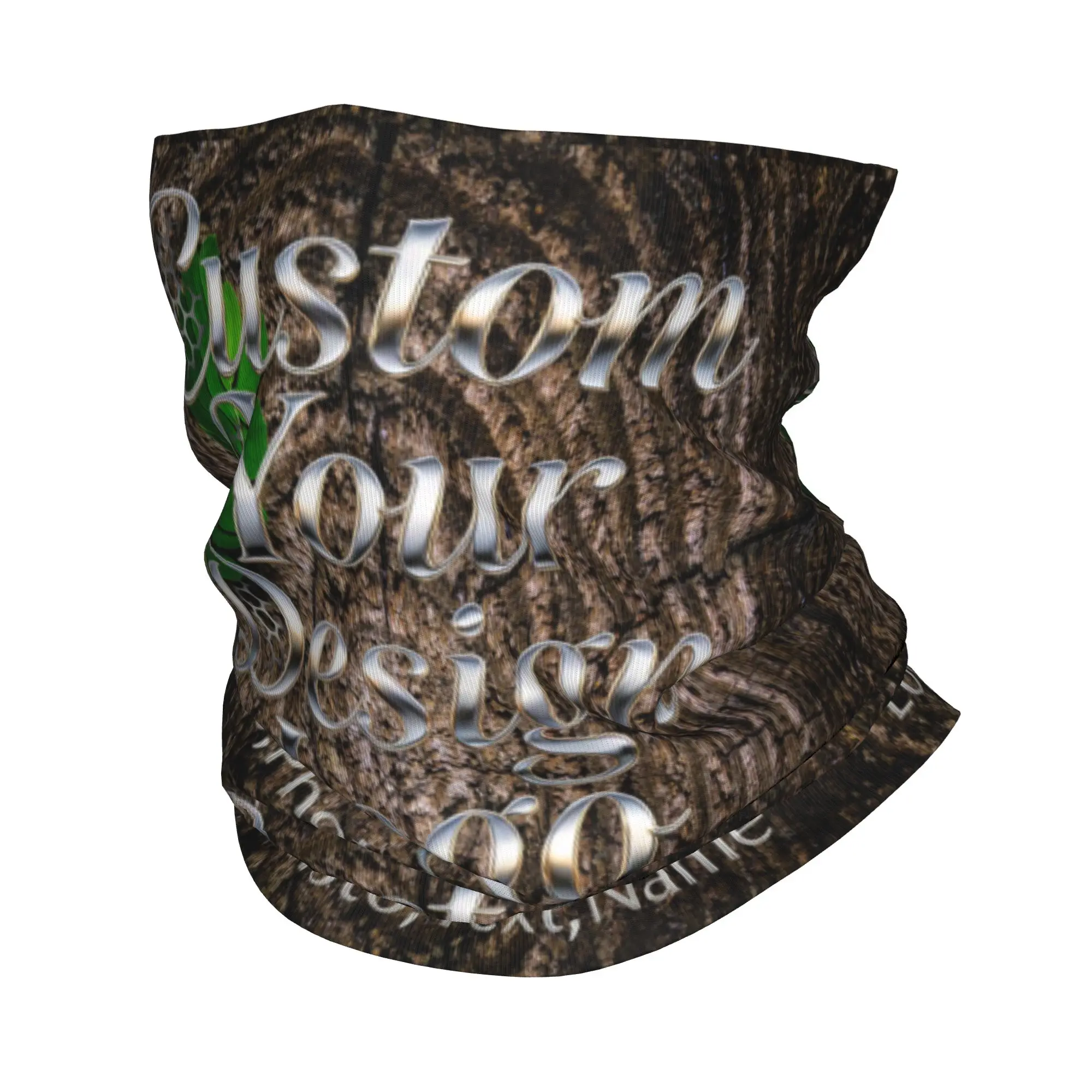 

Custom Your Design Logo Bandana Neck Gaiter Windproof Face Scarf Cover Women Men Customized Logo Printed Headband Tube Balaclava