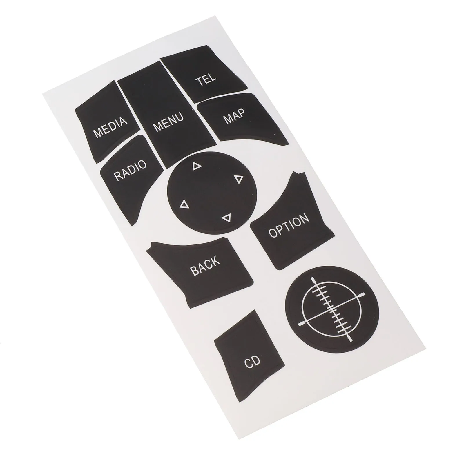 Button Repair Decal Easy to Clean iDrive Button Repair Decal Sticker for BMW F30 F31 F34 E90 E92 E93 2009 2015