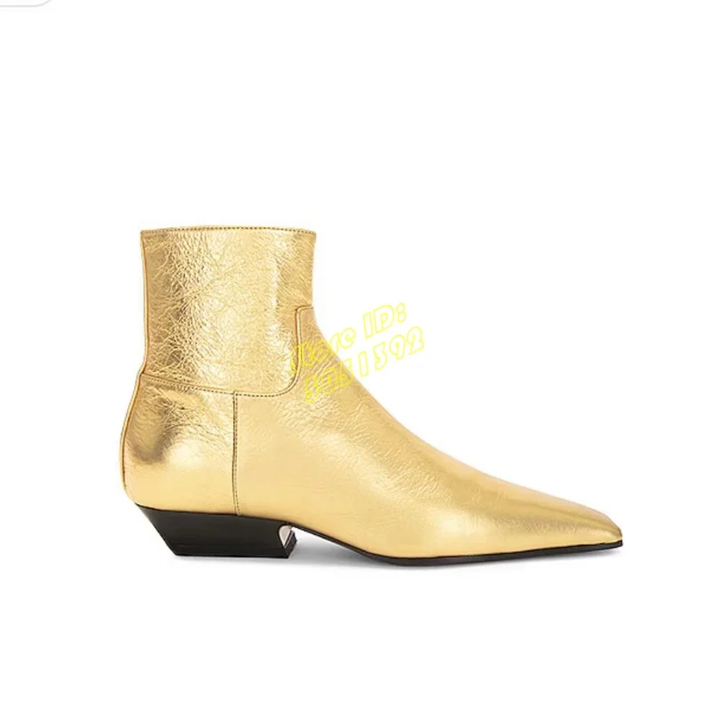 كعب منخفض سستة الكاحل الجوارب الصغيرة ساحة تو الجلد المدبوغ البني اليدوية المدرج 2026 الشتاء الخريف النساء فستان أحذية الصلبة اليدوية #3