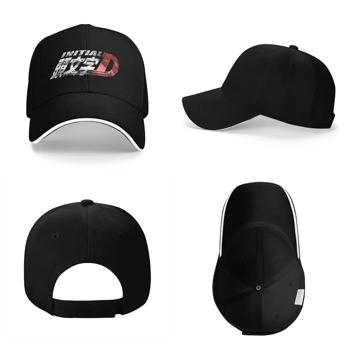 Unisex Baseball Hats Anime Drift AE86 Initial D Outdoor Streetwear Summer Sports Baseball Caps Hip Hop Cap Casquette Hats
