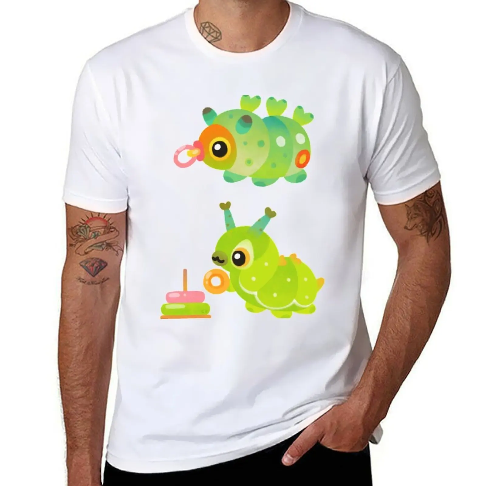 

Baby Caterpillar T-Shirt Casual Graphic Print Tee
