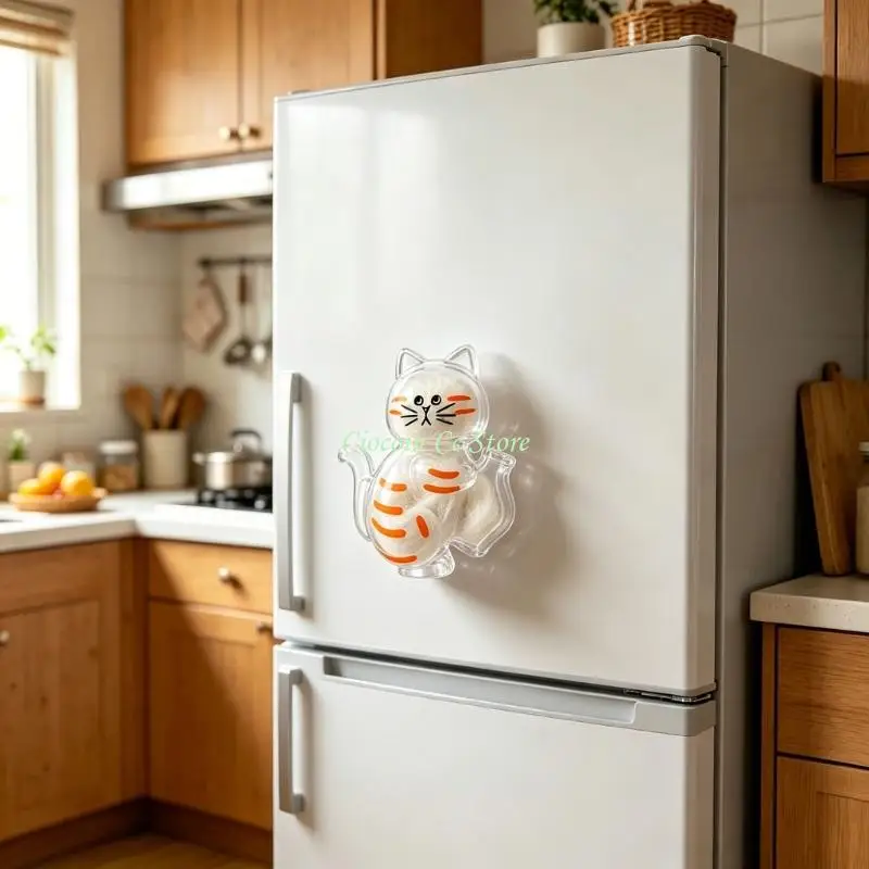 X90F Cats Whiskers Holders Fridge Magnet Cats Vase for Keepsakes,Pet Hair,Flower Display Pet Memorial Decors for Home Office