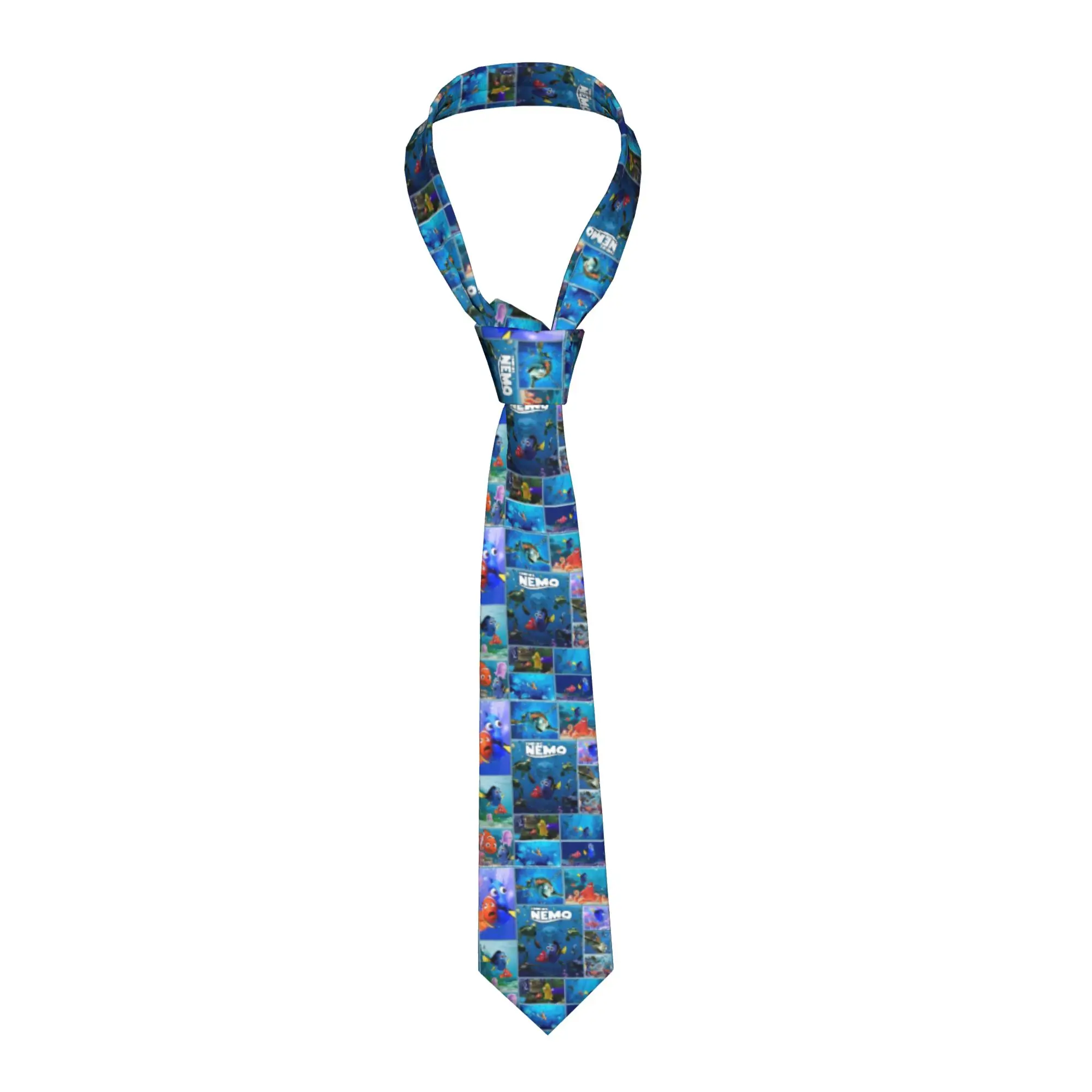 

Мужской модный шелковый деловой галстук с мультяшным принтом «В поисках Немо» в стиле аниме