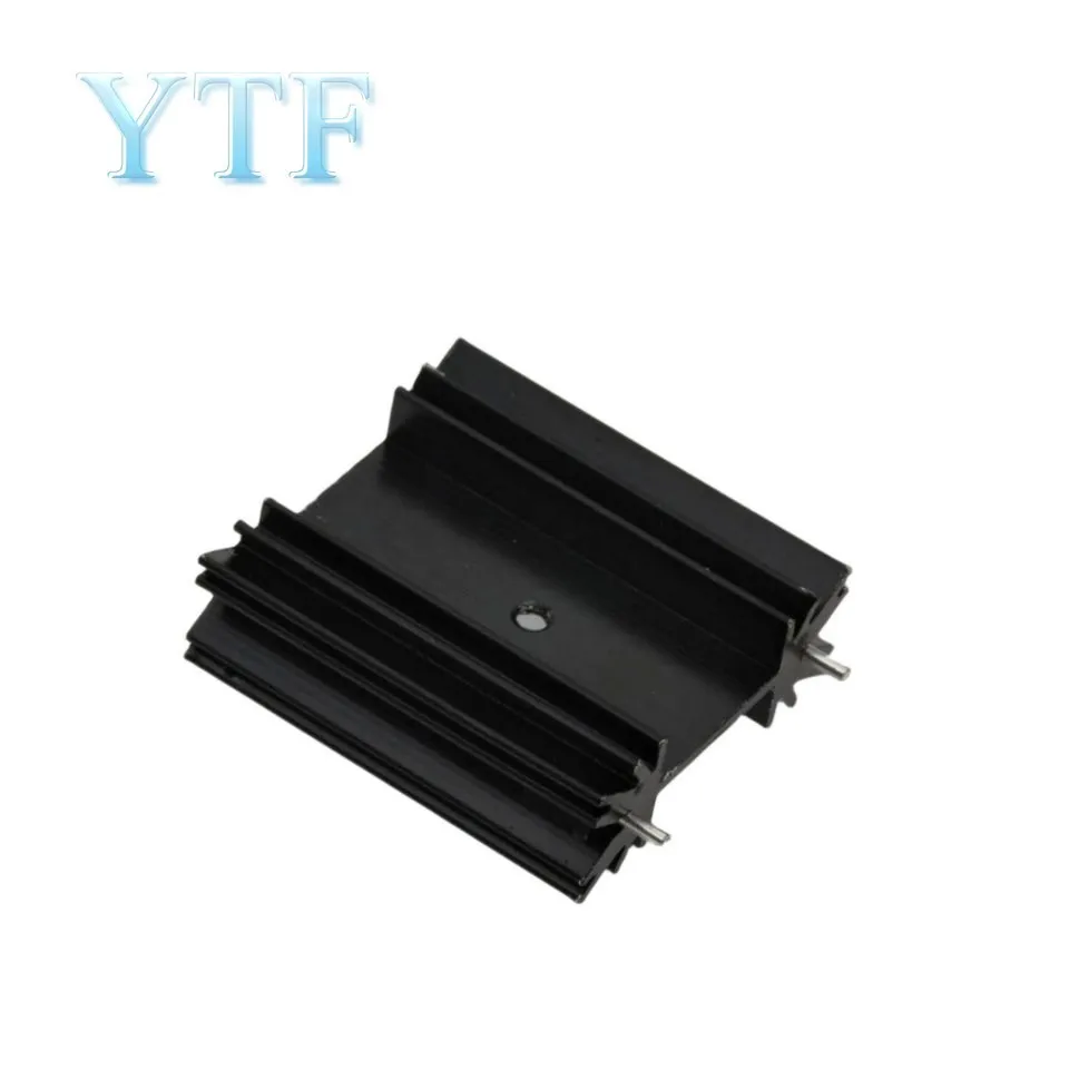 Transistor Heat Sink Block 38X34X12MM Electronic Audio TO-247 Triode Aluminum Radiator