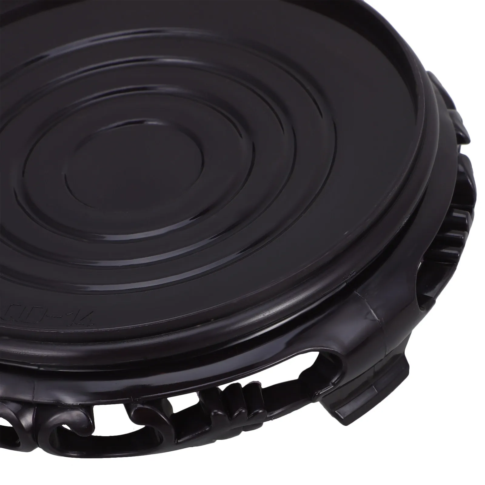 1Set Orchid Planting Pot Set ABS Material Rounded Flower Pots with Tray Breathable Drainage Design Small Space Friendly Indoor