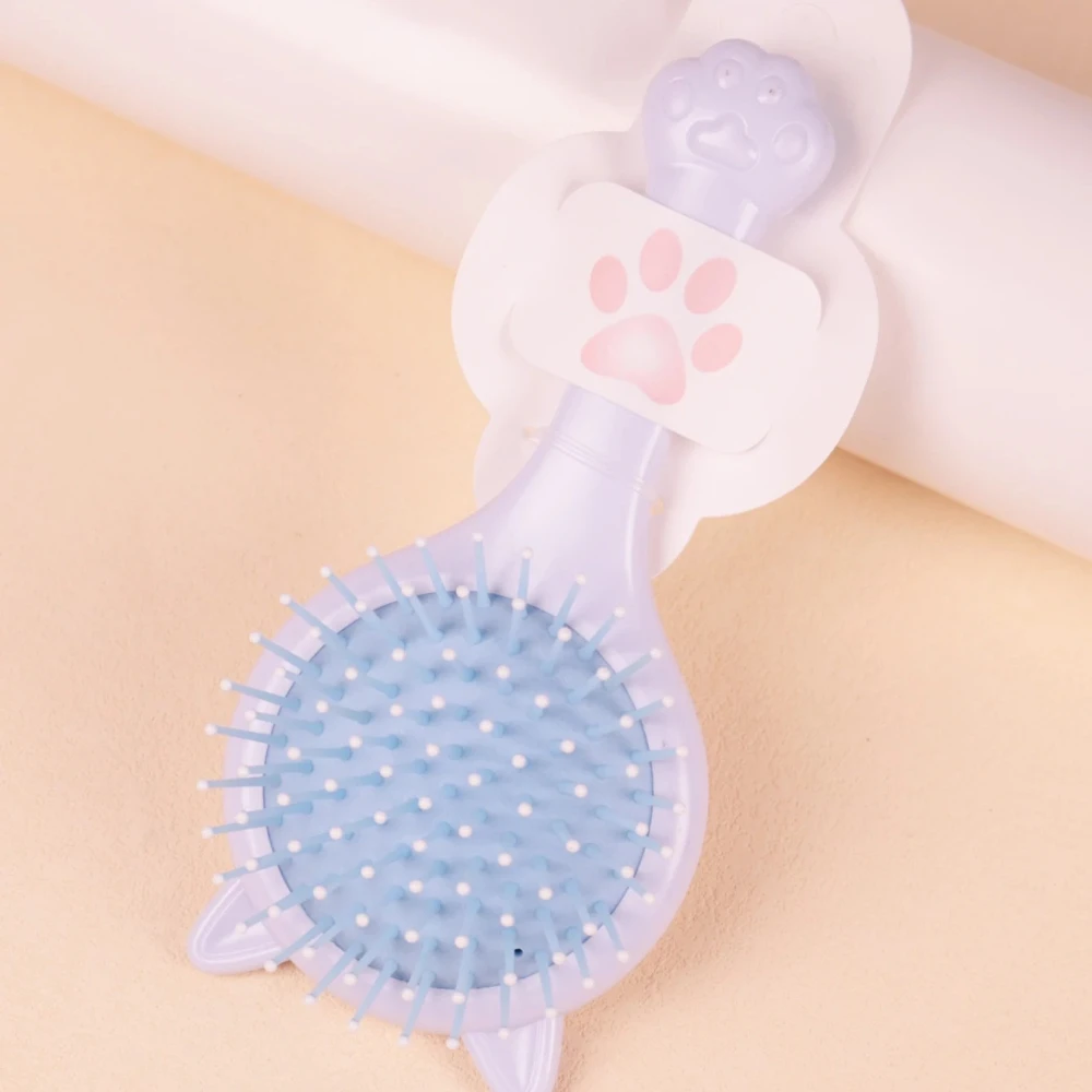 

Расческа на воздушной подушке с кошачьим когтем, портативная детская расческа, домашняя расческа с подушкой безопасности, зеркальная расческа, встроенная салонная укладка волос, подушка безопасности, зеркальная расческа