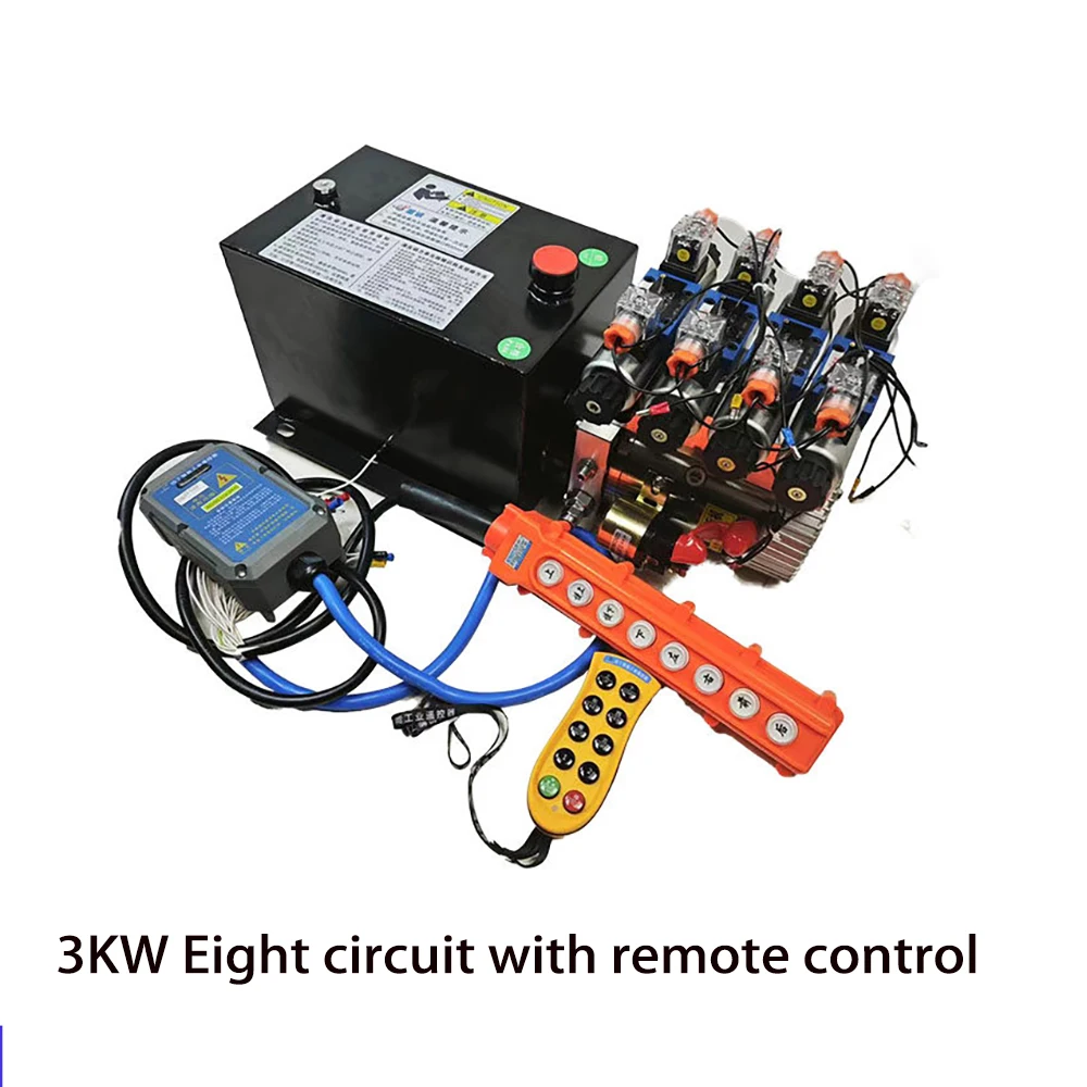 Miniature Hydraulic Power Unit Assembly 12V/24V Electric Lifting Platform Multi-Way Pump Station for Industrial Use