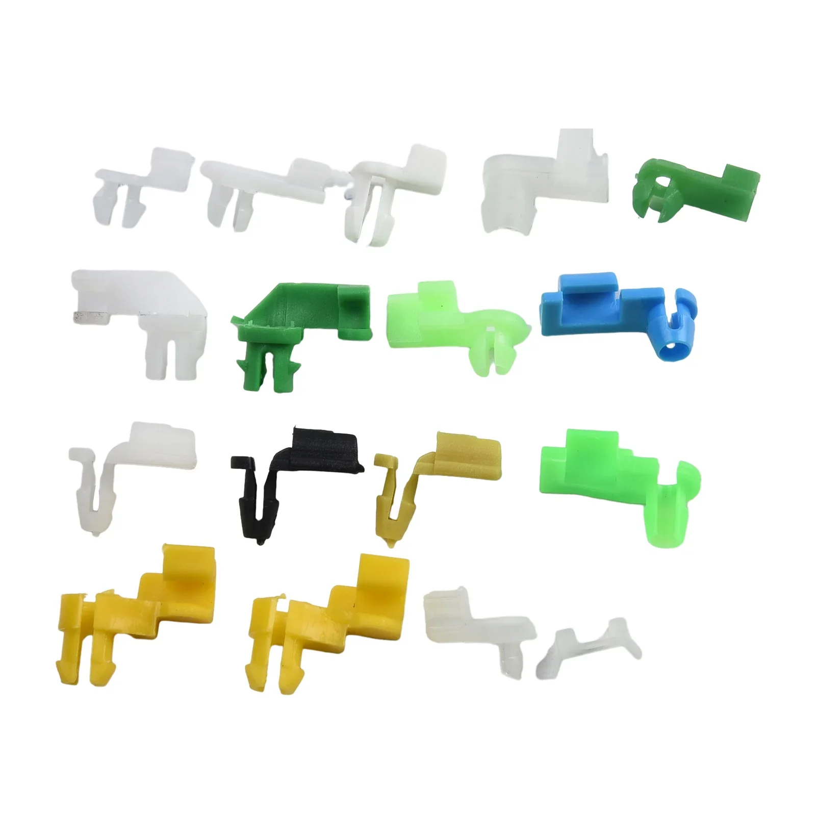 160Pcs Mixed Plastic Door Lock Rod Clips Auto Parts Type Plastic Door Lock Lever Clip Side Fastener Car Handle Wire Clip Case