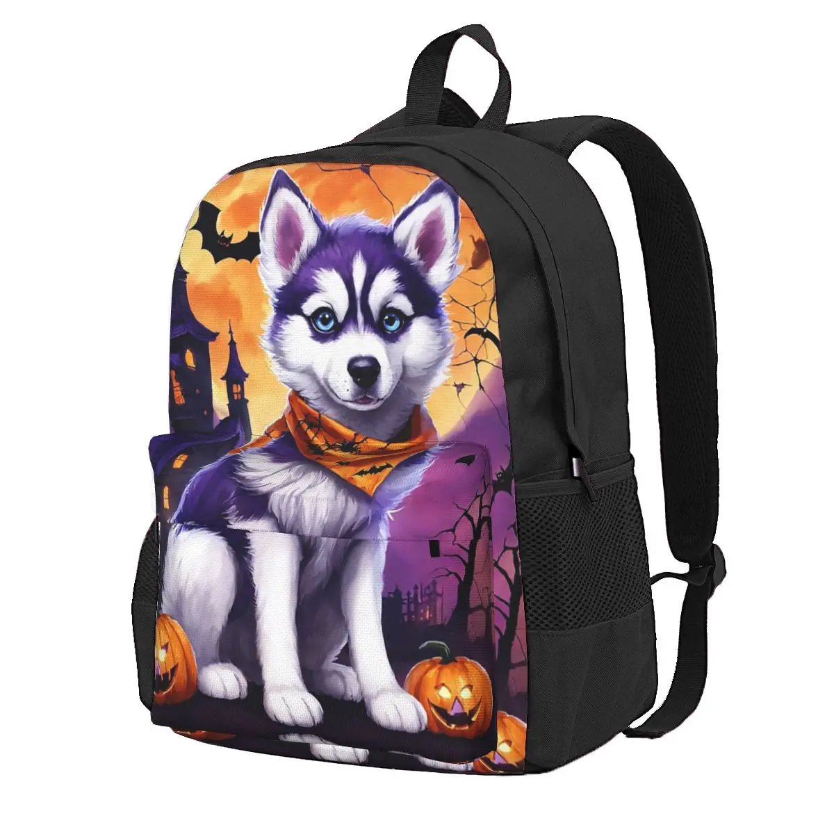 

Halloween Student Backpack School Bag Hiking Travel Daypack for Boys Girls Fashion Bookbag Shoulder Bags
